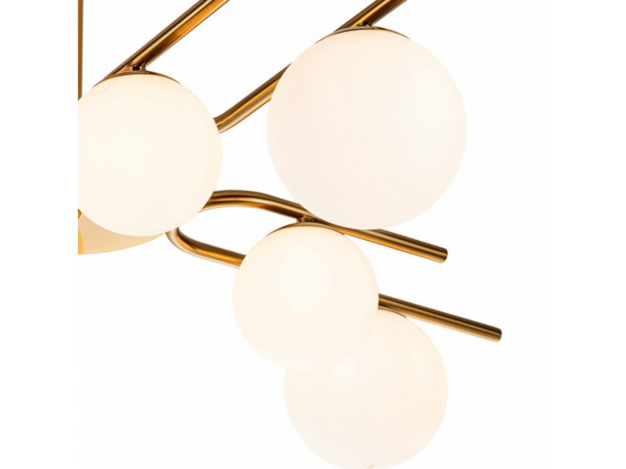 Люстра на штанге Escada Sphere 642/8P Brass