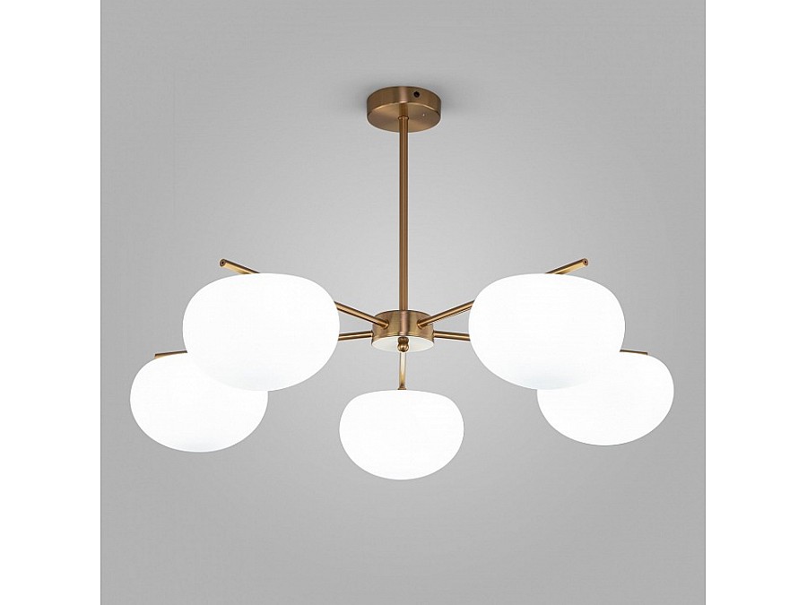 Люстра на штанге Eurosvet Like 30190/5 латунь