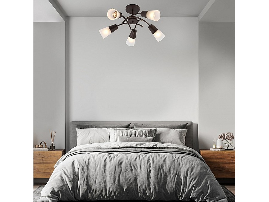 Люстра на штанге Escada Calla 1109/5P Wenge