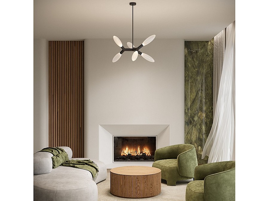 Люстра на штанге Eurosvet Covalent 30180/6 черный