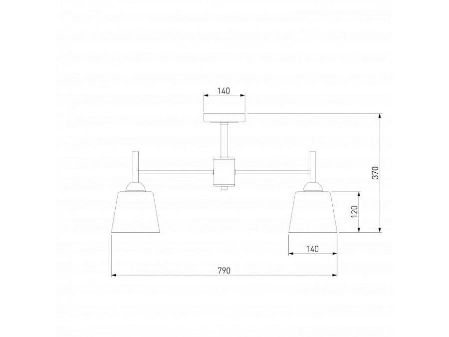 Люстра на штанге Eurosvet Fresco 70085/8 белый