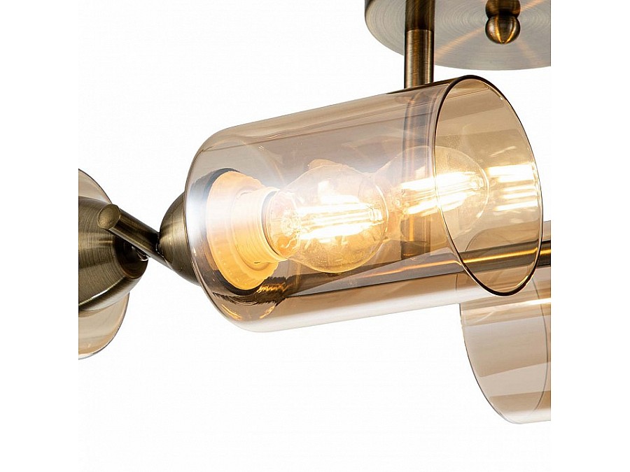 Люстра на штанге Escada Bungarus 1110/4P Bronze