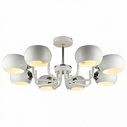 Люстра на штанге Imex MD.4914 MD.4914-8-S WH+CH