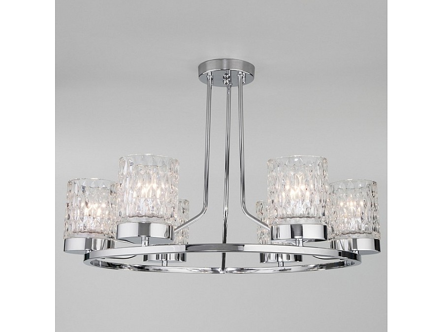 Люстра на штанге Eurosvet Calle 60127/6 хром