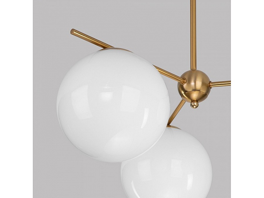 Люстра на штанге Eurosvet Marbella 60147/3 латунь