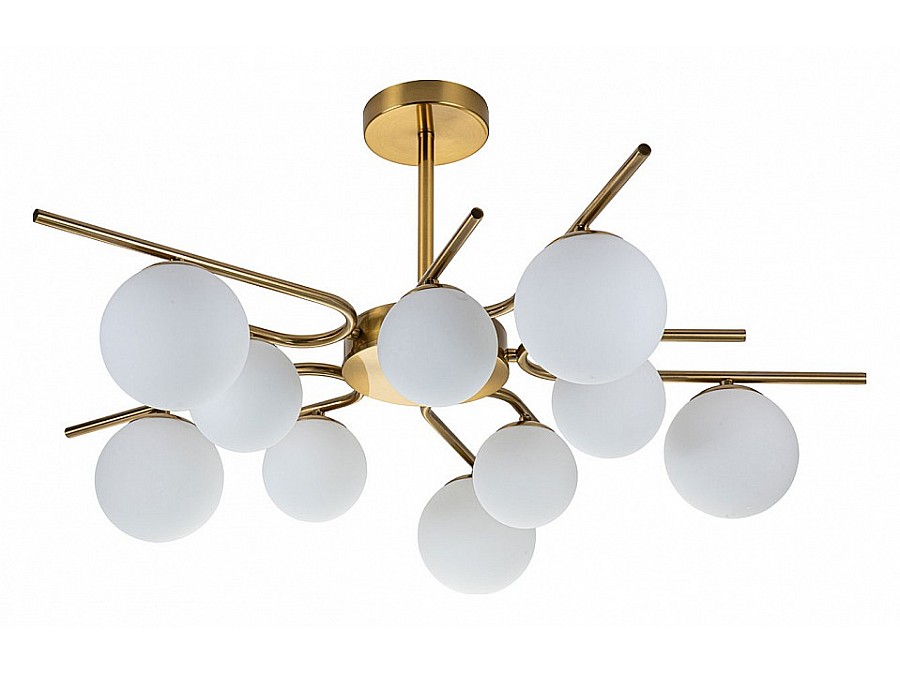 Люстра на штанге Escada Sphere 642/10P Brass