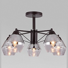 Люстра на штанге Eurosvet Takara 70135/5 кофе