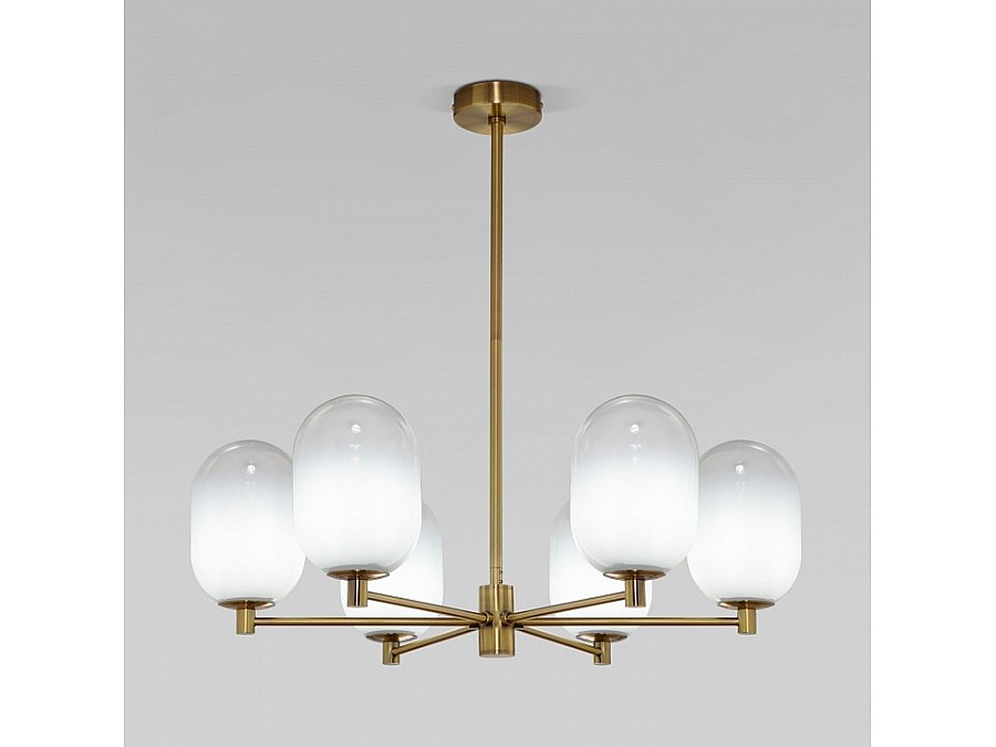 Люстра на штанге Eurosvet Loona 60161/6 латунь