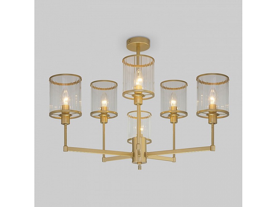 Люстра на штанге Eurosvet Inari 60144/6 золото