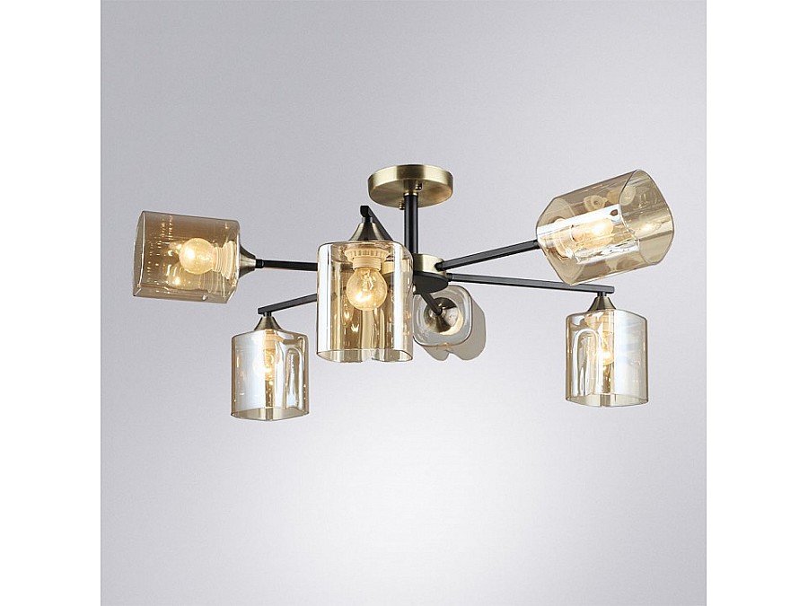 Люстра на штанге Arte Lamp Merci A4185PL-6BK