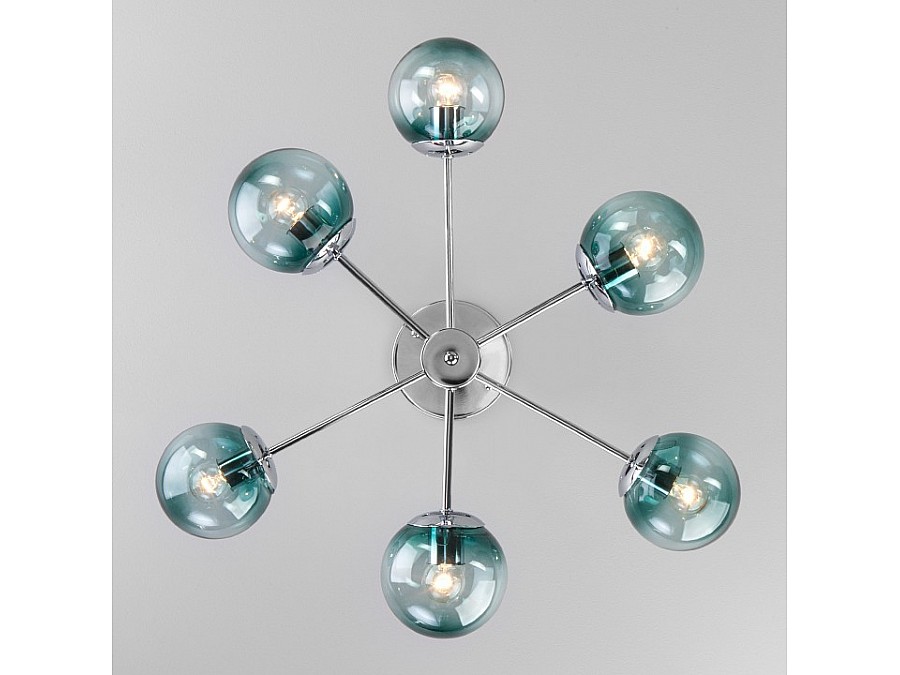 Люстра на штанге Eurosvet Ascot 30166/6 хром