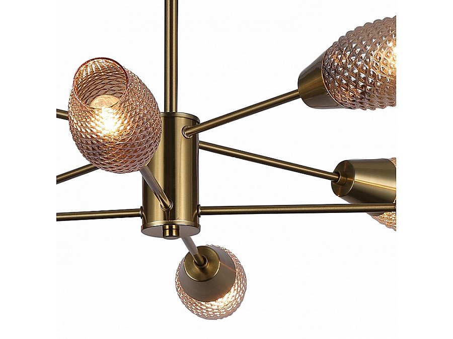 Люстра на штанге Escada Desire 10165/8PL Copper