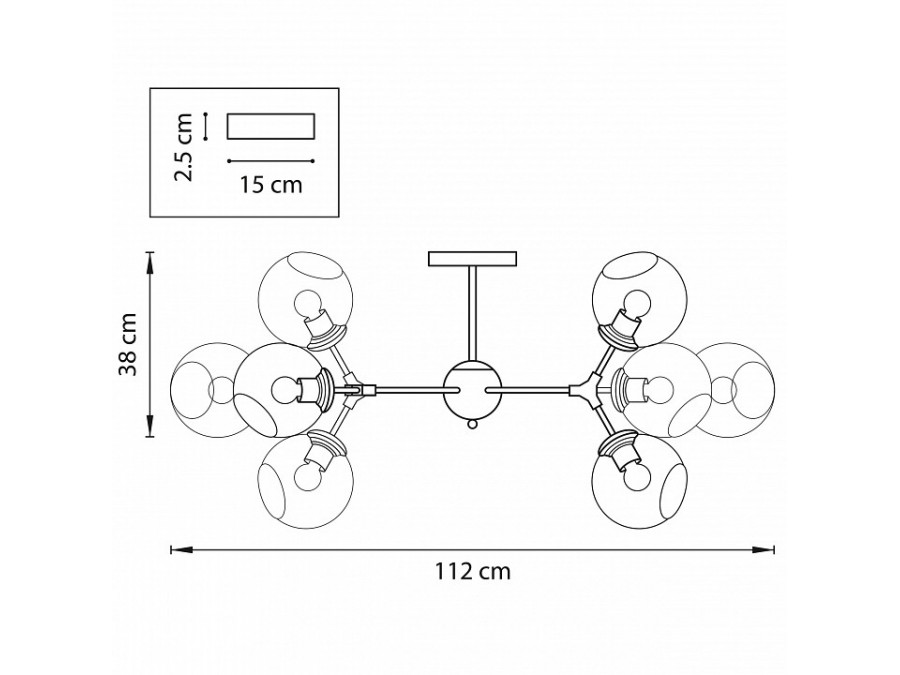 Люстра на штанге Lightstar Beta 785083