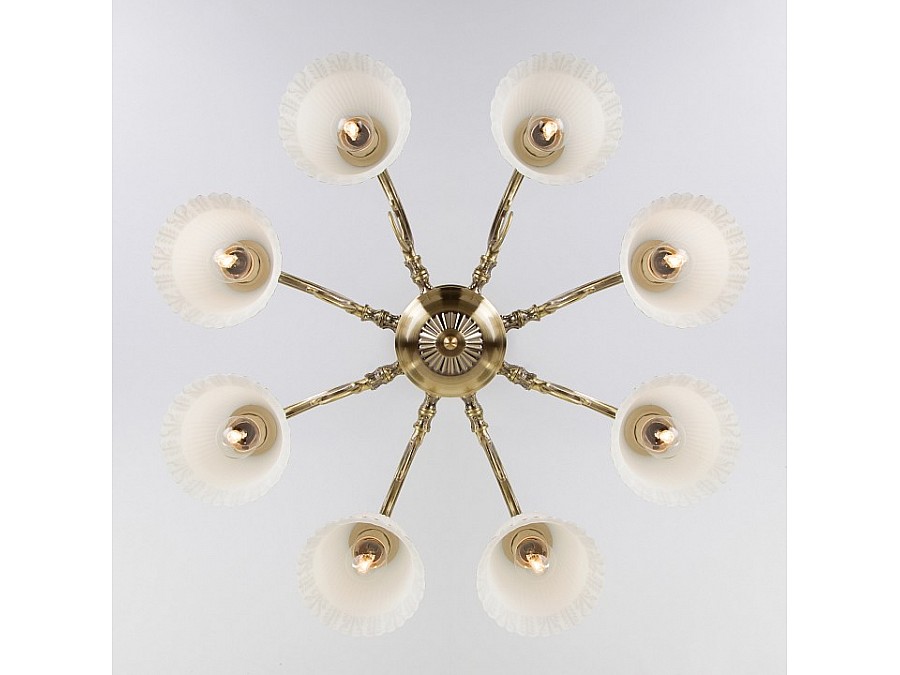 Люстра на штанге Eurosvet Campina 60107/8 античная бронза