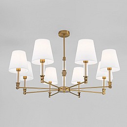 Люстра на штанге Eurosvet Conso 60145/8 латунь