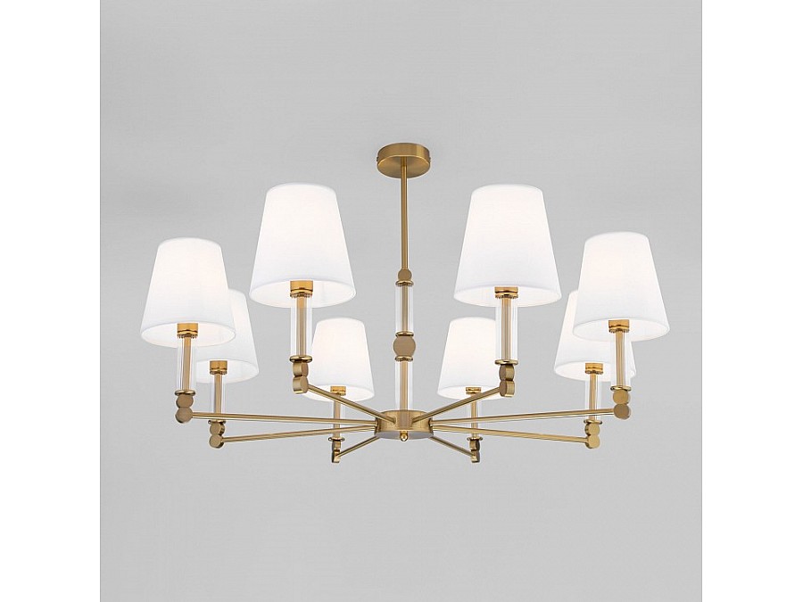 Люстра на штанге Eurosvet Conso 60145/8 латунь