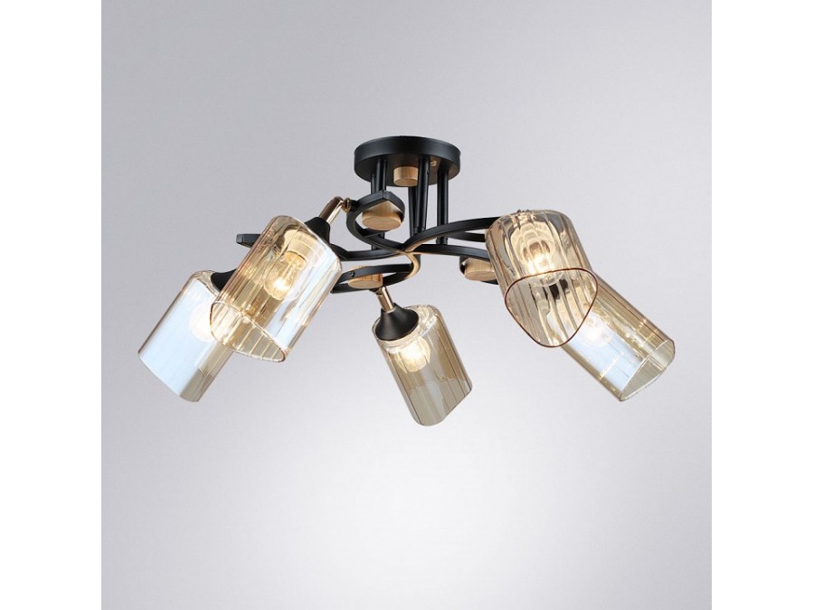 Люстра на штанге Arte Lamp Glamore A5076PL-5BK