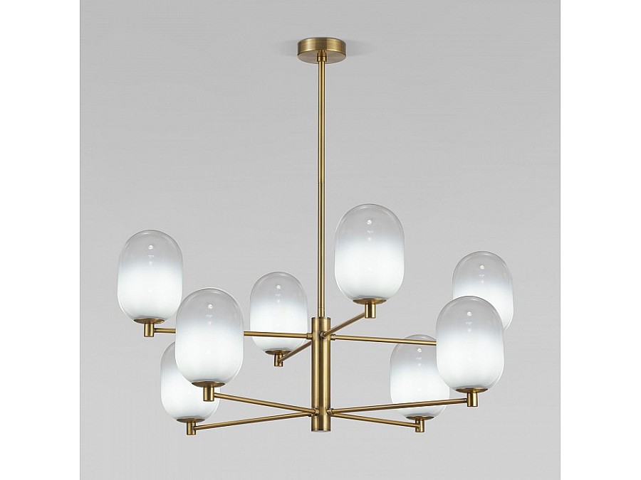Люстра на штанге Eurosvet Loona 60161/8 латунь