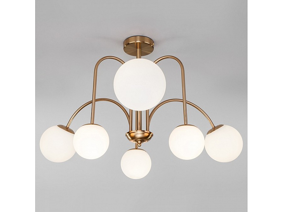 Люстра на штанге Eurosvet Alix 30177/6 латунь