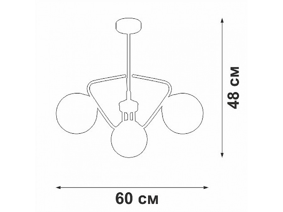 Люстра на штанге Vitaluce V47150 V47150-8/3PL