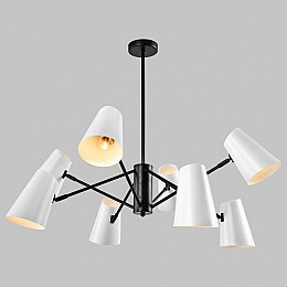 Люстра на штанге Imex MD.23670 MD.23670-8-P-BK