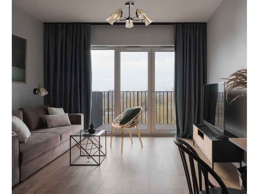 Люстра на штанге DeMarkt Гамбург 25 605016805