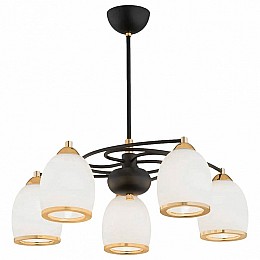 Люстра на штанге Imex MD.8388 MD.8388-5-P-BK