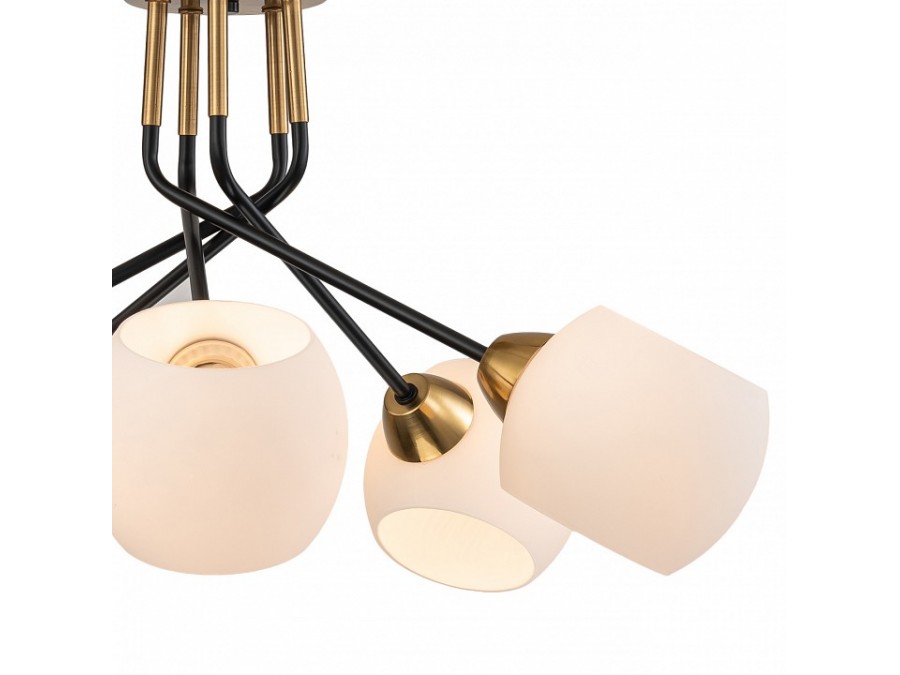 Люстра на штанге Escada Bond 2113/5P Copper/Black