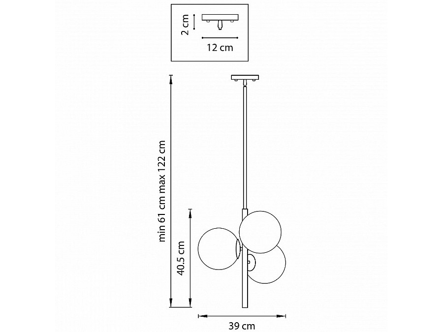 Люстра на штанге Lightstar Croco 815031