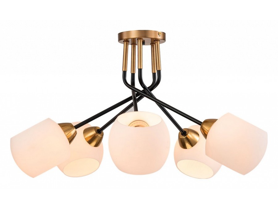 Люстра на штанге Escada Bond 2113/5P Copper/Black