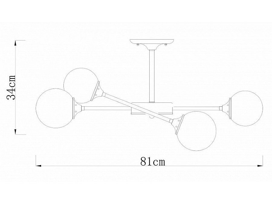 Люстра на штанге Arte Lamp Marco A2703PL-6SG