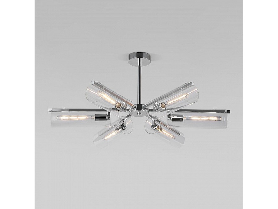 Люстра на штанге Eurosvet Trompeta 70144/6 хром