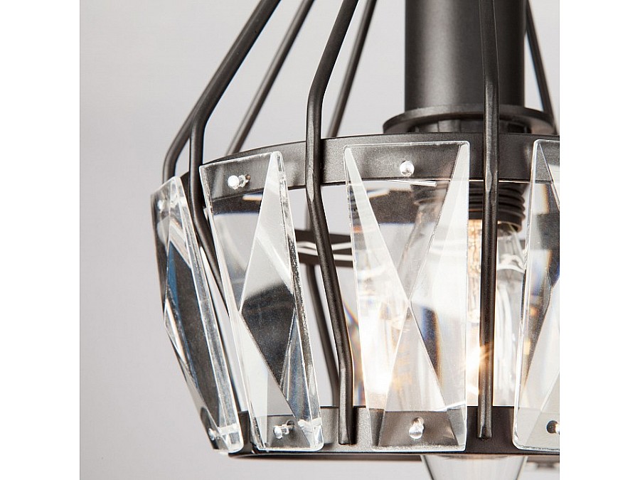 Люстра на штанге Eurosvet Lord 70075/5 черный