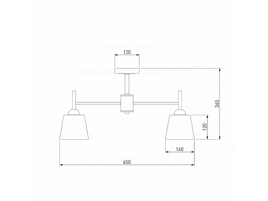 Люстра на штанге Eurosvet Fresco 70085/5 белый