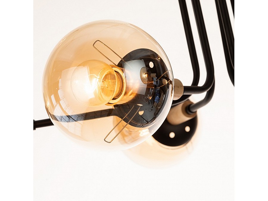 Люстра на штанге Arte Lamp Oxford A2716PL-6BK