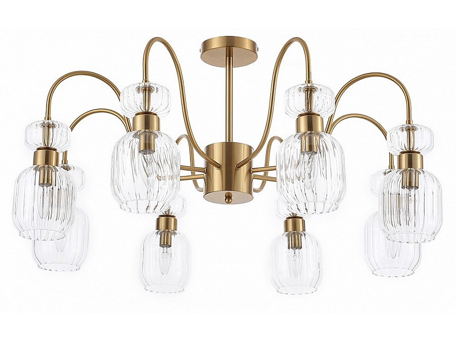 Люстра на штанге Escada Gloss 1141/8PL Clear