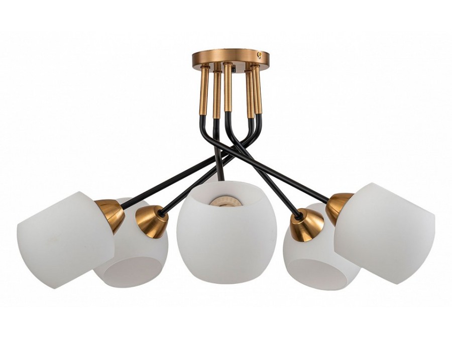 Люстра на штанге Escada Bond 2113/5P Copper/Black