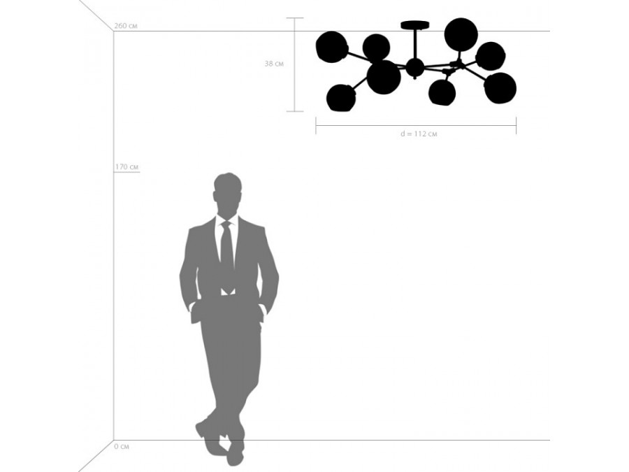 Люстра на штанге Lightstar Beta 785083