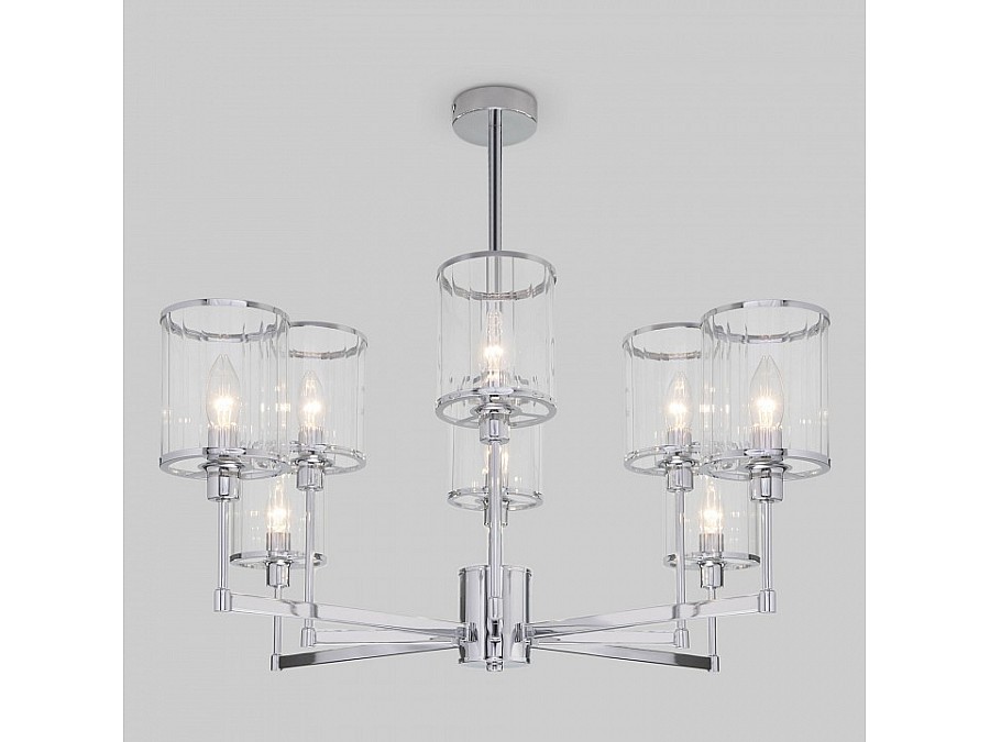 Люстра на штанге Eurosvet Inari 60144/8 хром