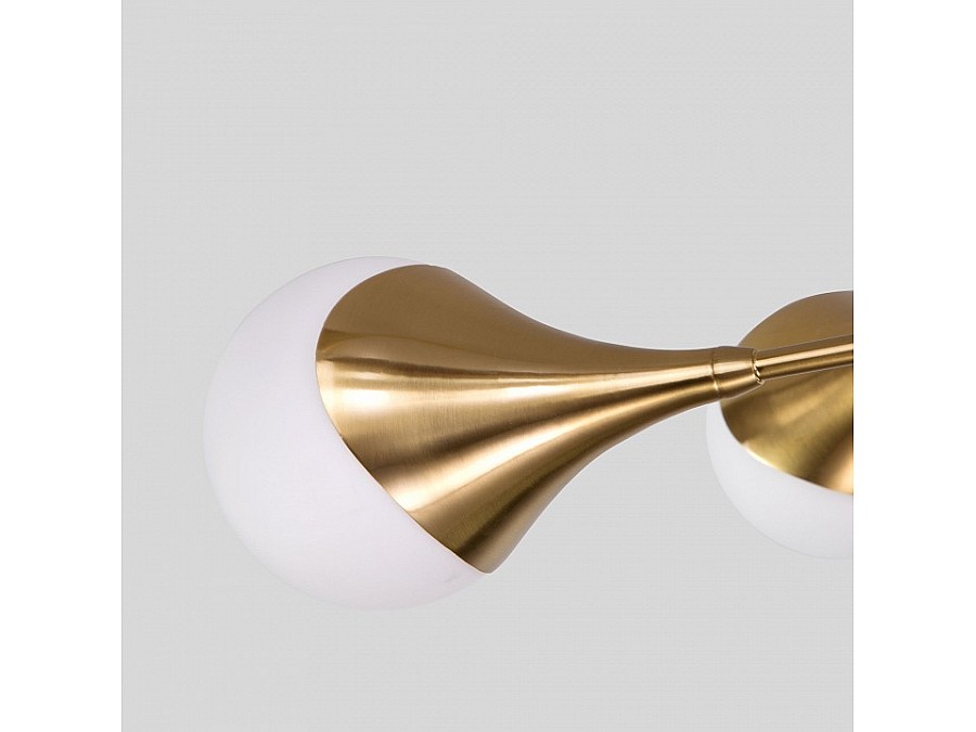 Люстра на штанге Eurosvet Calyx 60168/8 латунь