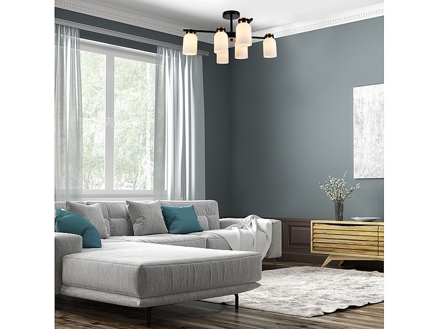 Люстра на штанге Escada Madison 1151/6P