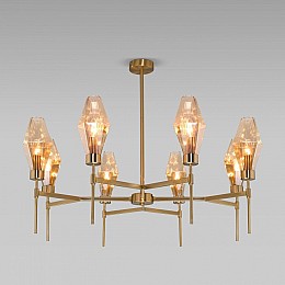 Люстра на штанге Eurosvet Prism 60143/8 латунь