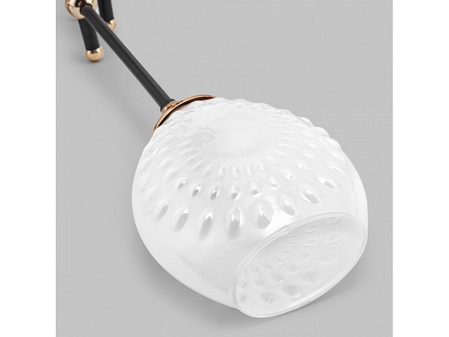 Люстра на штанге Imex MD.4144 MD.4144-5-S-BK+FGD