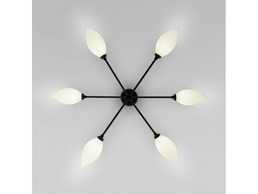 Люстра на штанге Eurosvet Sinki 30189/6 черный