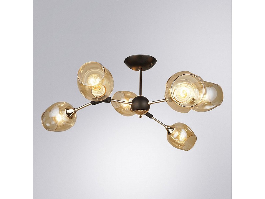Люстра на штанге Arte Lamp Seppia A4211PL-6BK