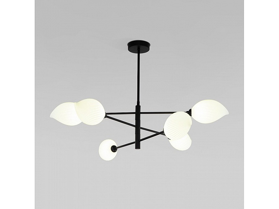 Люстра на штанге Eurosvet Sinki 30189/6 черный