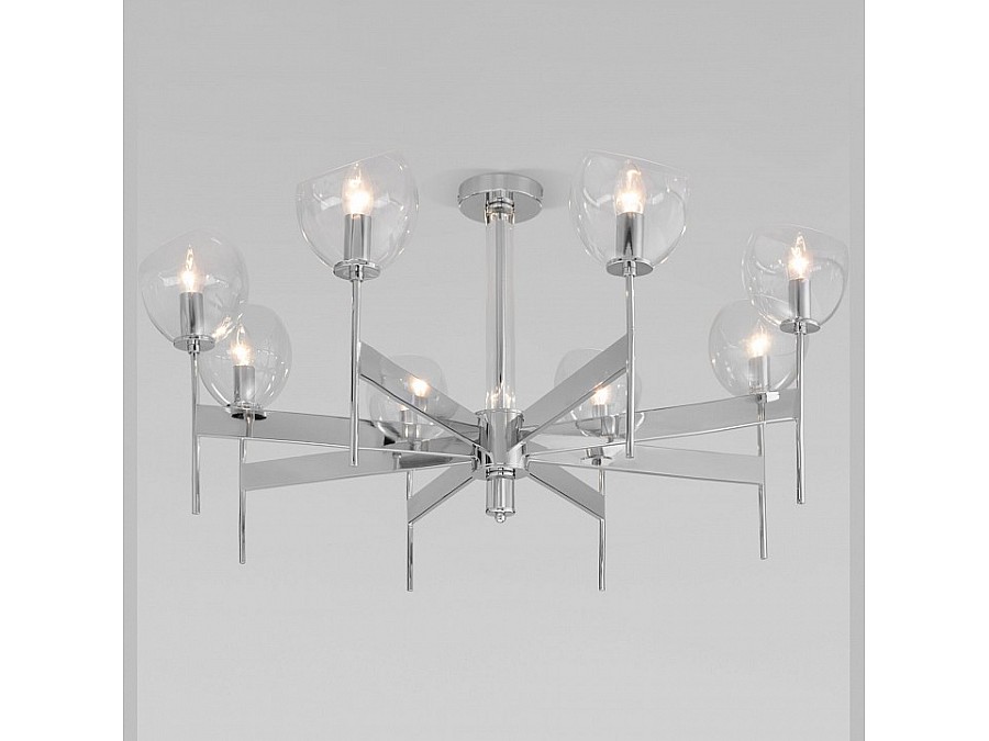 Люстра на штанге Eurosvet Arrista 60130/8 хром Smart