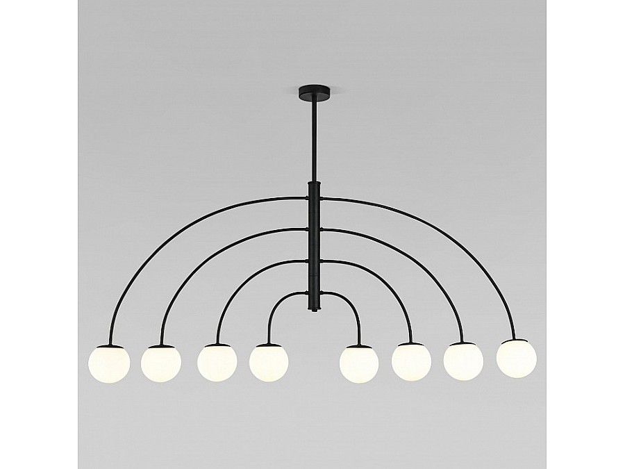 Люстра на штанге Eurosvet Cenacolo 30179/8 черный