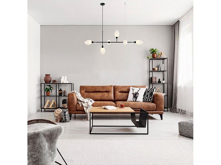 Люстра на штанге Eurosvet Sinki 30188/6 черный