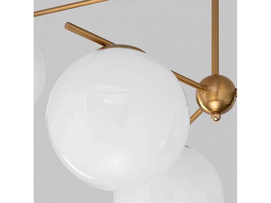 Люстра на штанге Eurosvet Marbella 60147/6 латунь